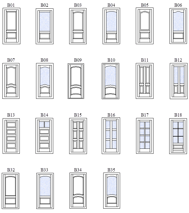 Klasszikus beltéri ajtó típusok