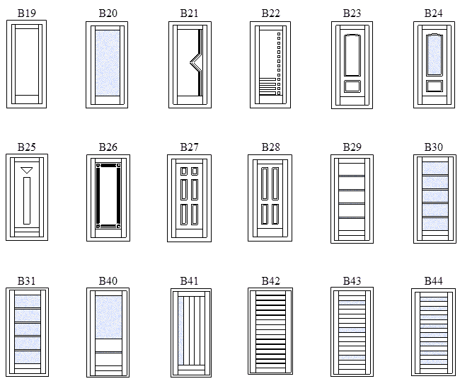 Modern beltéri ajtó típusok